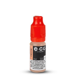 Flacon de 10 ml d'e-liquide Pêche de la marque E-CG