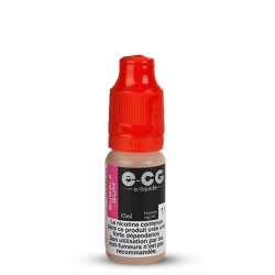Flacon de 10 ml d'e-liquide Bubble Gum de la marque E-CG