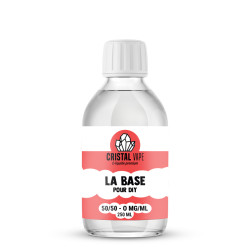 Base 50/50 250ml - Cristal vape