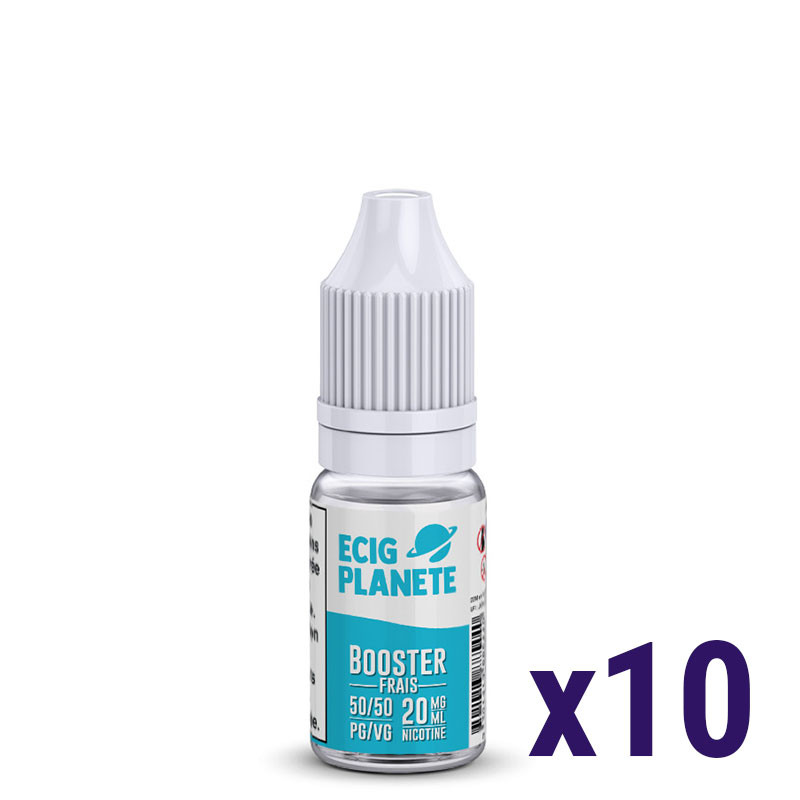 Pack 10 Boosters Ecigplanete Frais 50/50 (1/1)
