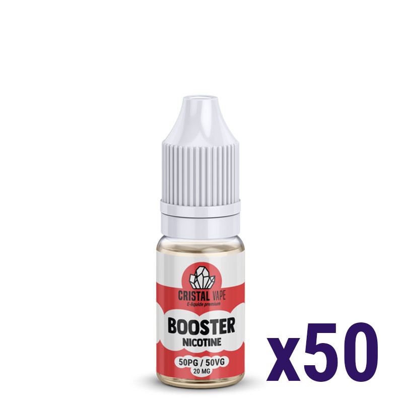 Pack 50 Boosters Cristal Vape 50/50 (1/1)