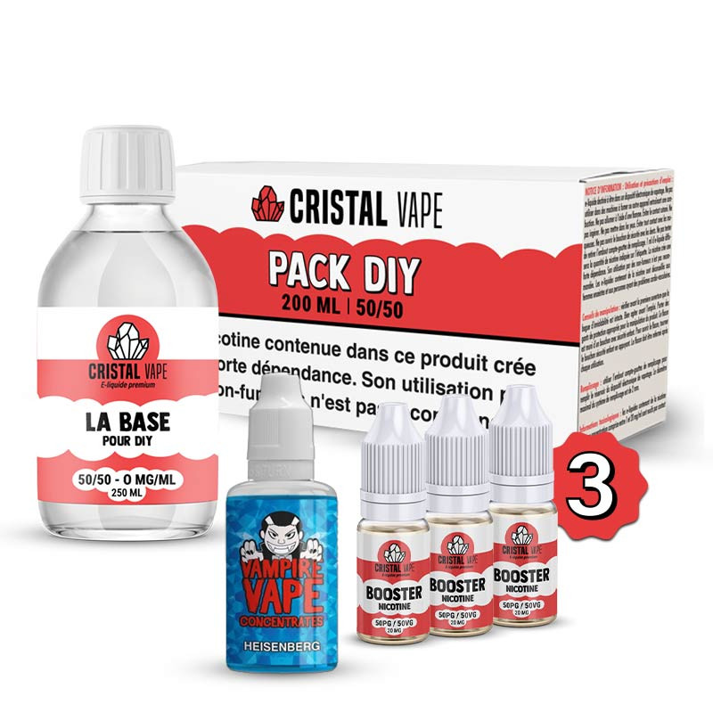 Pack DIY Heisenberg 230ml Vampire Vape (1/1)