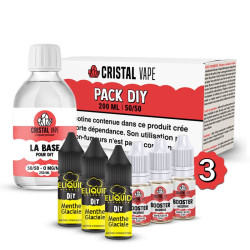 Pack DIY Menthe Glaciale 230ml Eliquid France