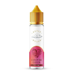 Flacon de 50 ml d'e-liquide Coup de Coeur de la marque Petit Nuage