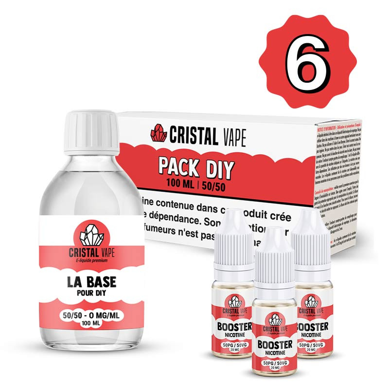 Pack DIY 50/50 100ml - Cristal Vape (3/4)