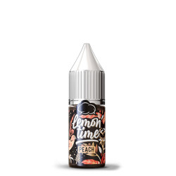 Flacon de 10 ml d'e-liquide Peach de la gamme Lemon Time