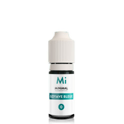 Flacon de 10 ml d'e-liquide Goyave Bleue de la marque Minimal