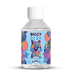 Flacon de 200 ml d'e-liquide Cassis Framboise Bleue de la marque Biggy Bear
