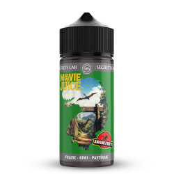 Flacon de 100 ml d'e-liquide Jurassic Fruits de la gamme Movie Juice