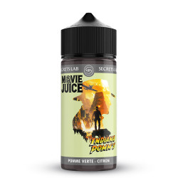 Flacon de 100 ml d'e-liquide Indiana Pomm's de la gamme Movie Juice