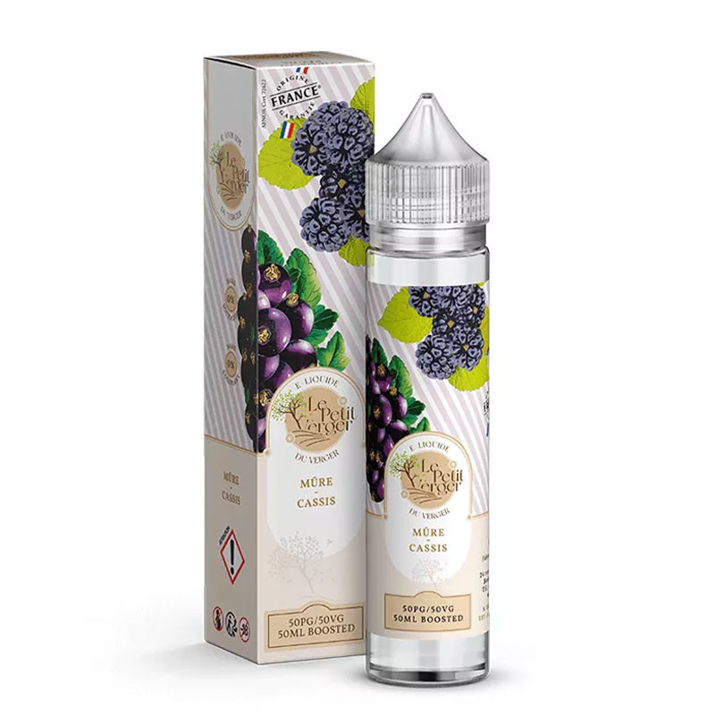 Mûre Cassis 50ml - Le Petit Verger (1/1)