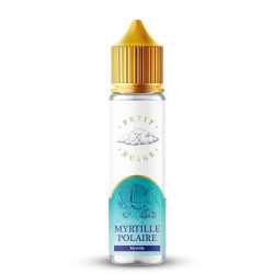 Flacon de 50 ml d'e-liquide Myrtille Polaire de la marque Petit Nuage