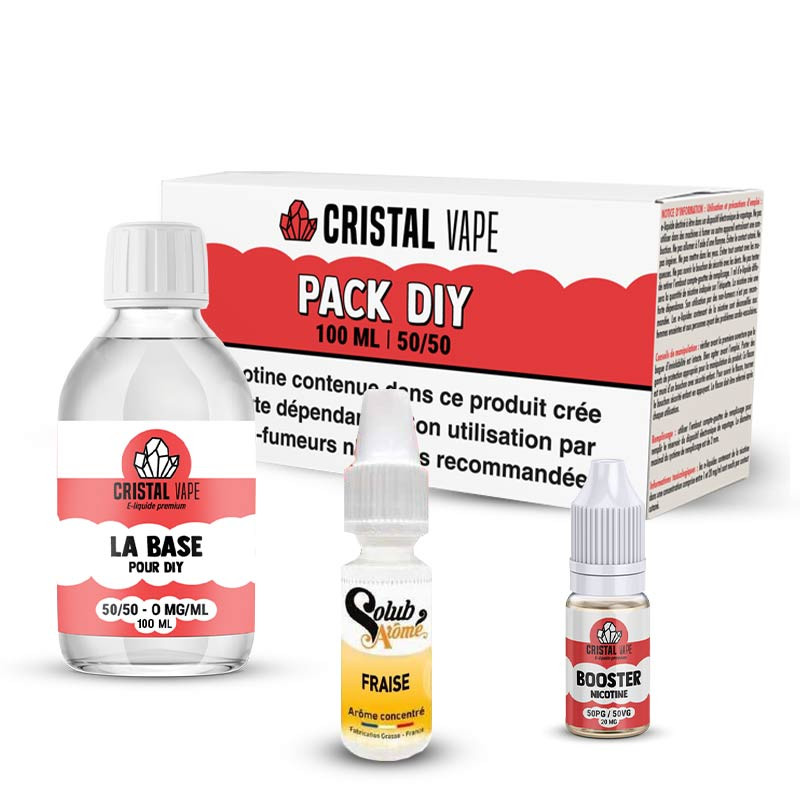 Pack DIY Fraise 110ml - Solubarome (1/1)