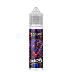 Flacon de 50 ml d'e-liquide Fruits Rouges de la gamme Liquideo