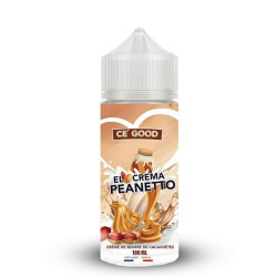 Flacon de 100 ml d'e-liquide El Crema Peanetto de la gamme El Crema CE'GOOD