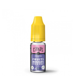 Flacon de 10 ml d'e-liquide Fruits Rouges de la gamme Cirkus VDLV