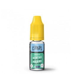 Flacon de 10 ml d'e-liquide Menthe Polaire de la gamme Cirkus VDLV
