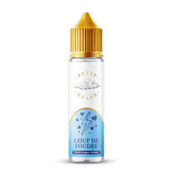 Flacon de 50 ml d'e-liquide Coup de Foudre de la marque Petit Nuage