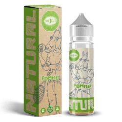 Flacon de 50 ml d'e-liquide Pomme Edition Natural de la marque Curieux