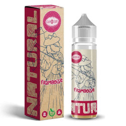 Flacon de 50 ml d'e-liquide Framboise Edition Natural de la marque Curieux