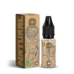 Flacon de 10 ml d'e-liquide Le Tanzanien Natural de la marque Curieux
