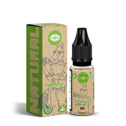 Flacon de 10 ml d'e-liquide Pomme Edition Natural de la marque Curieux