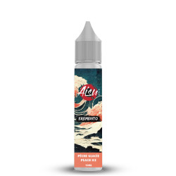 Flacon de 10 ml d'e-liquide Pêche Glacée de la gamme Aisu Eremento