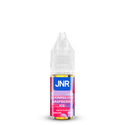 Flacon de 10 ml d'e-liquide Strawberry Raspberry Ice de la marque JNR