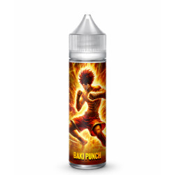 Flacon de 50 ml d'e-liquide Baki Punch de la gamme Miv Distrib