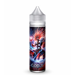 Flacon de 50 ml d'e-liquide Godji de la gamme Miv Distrib