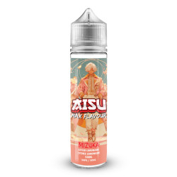 Flacon de 50 ml d'e-liquide Mizuka Litchi Limonade de la gamme Aisu Max Flavour