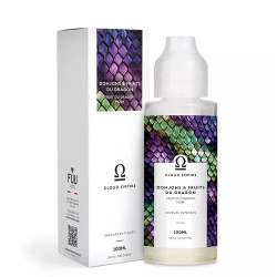 Flacon de 100 ml d'e-liquide Donjons & Fruits du Dragon de la gamme Cloud Empire