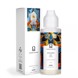 Flacon de 100 ml d'e-liquide Byzance de la gamme Cloud Empire