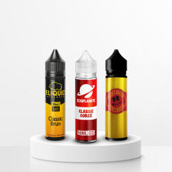 Pack 3 Classic Brun 50ml | Ecigplanete