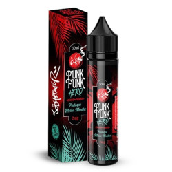 Flacon de 50 ml d'e-liquide Pastèque Melon Menthe de la marque Punk Funk Hero