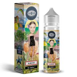 Flacon de 50 ml d'e-liquide Ajaccio Les Mains de la marque Curieux
