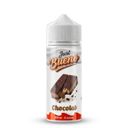 Flacon de 100 ml d'e-liquide Chocolat de la gamme Just Bueno