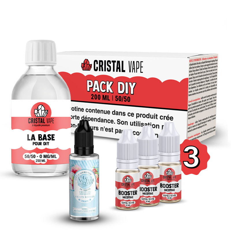 Pack DIY Fruit du Dragon Fruits Rouges Frais 230ml Le Petit Verger (1/1)