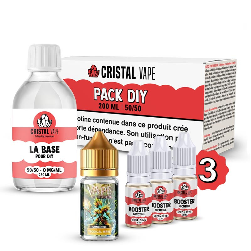 Pack DIY Tropical Wave 230ml Vape of Legends (1/1)