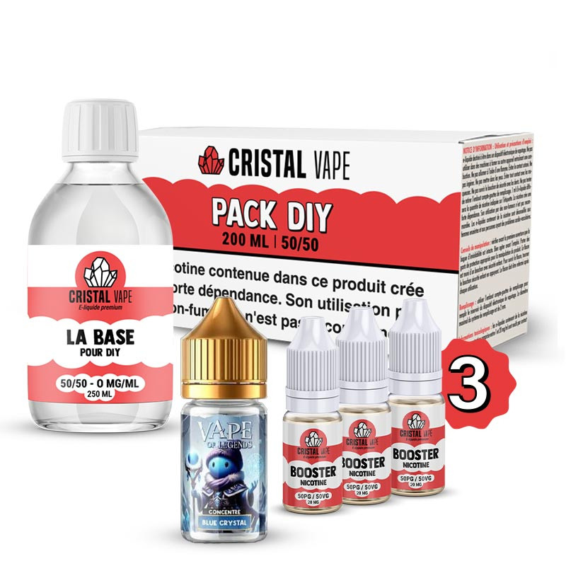 Pack DIY Blue Crystal 230ml Vape of Legends (1/1)