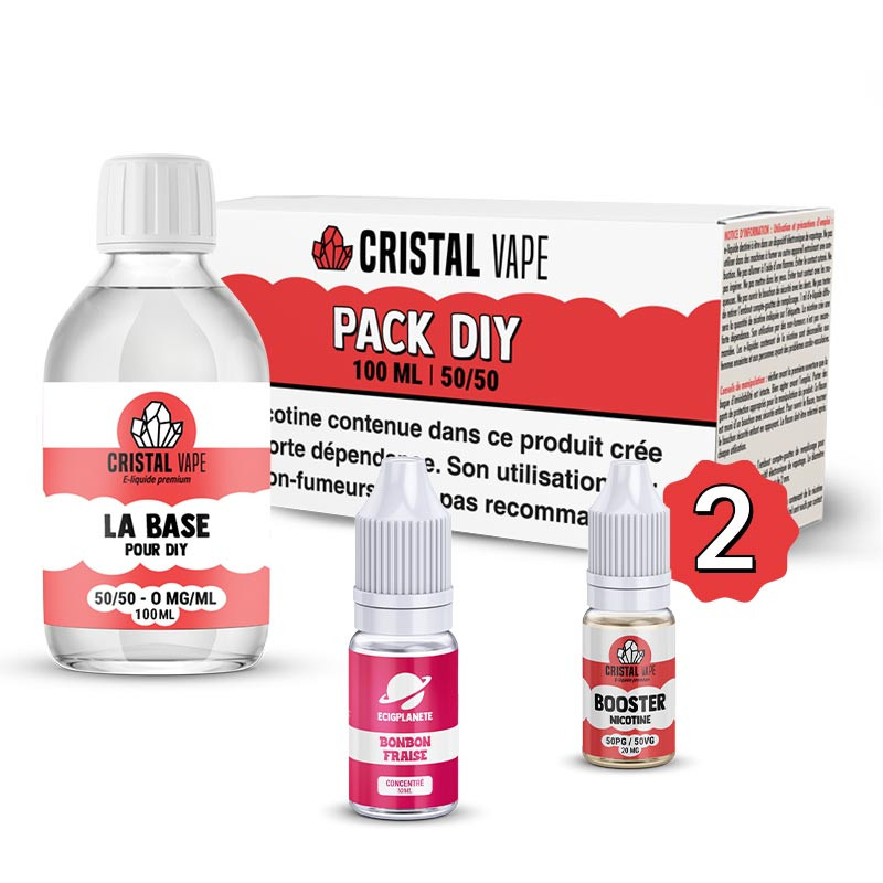 Pack DIY Bonbon Fraise 110ml - Ecigplanete (1/1)