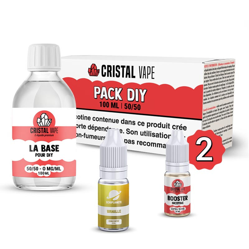 Pack DIY Vanille 110ml - Ecigplanete (1/1)
