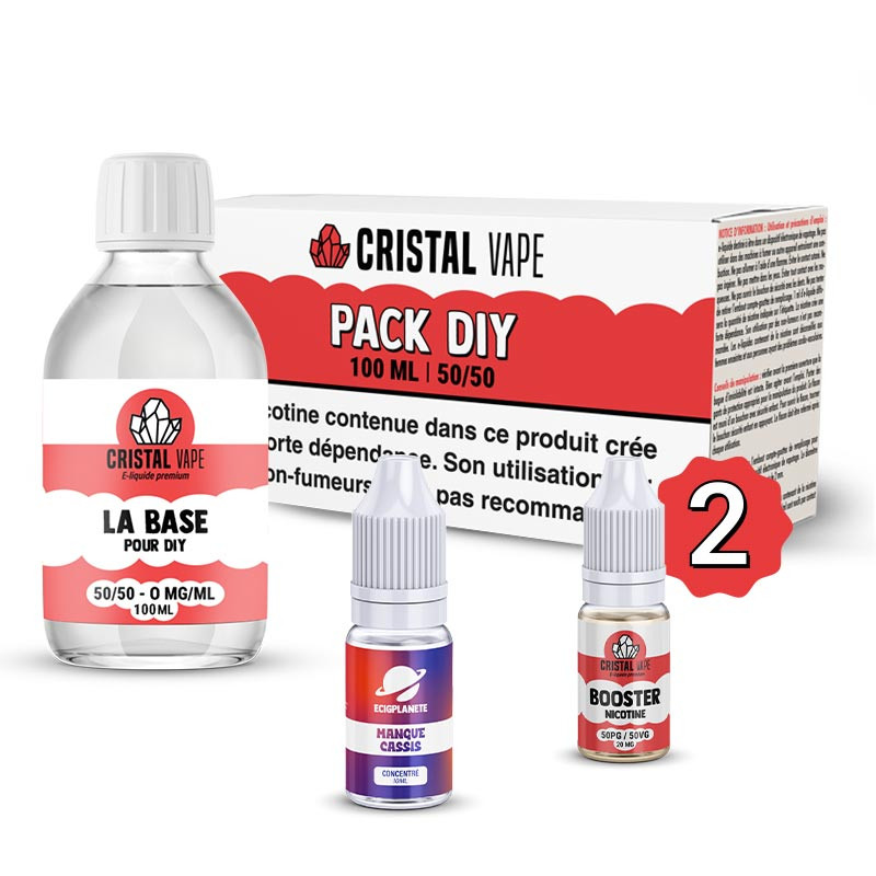 Pack DIY Mangue Cassis 110ml - Ecigplanete (1/1)