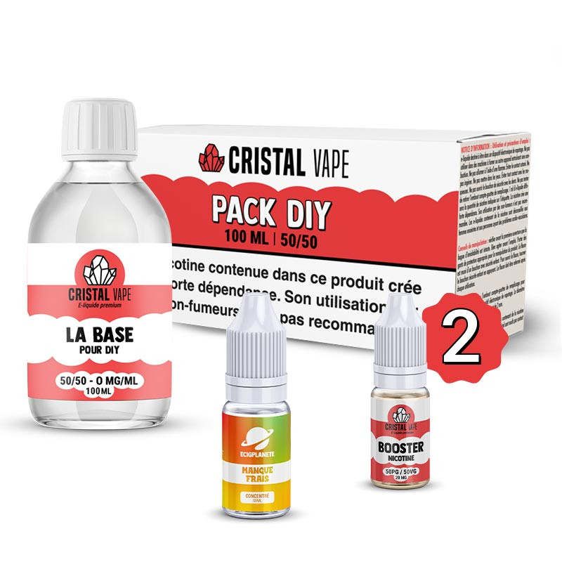 Pack DIY Mangue Frais 110ml - Ecigplanete (1/1)