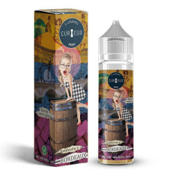 Flacon de 50 ml d'e-liquide Bamboche à Bordeaux de la marque Curieux