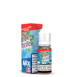 Flacon de 10 ml d'e-liquide Dragon Baies Rouges de la gamme Iceberg
