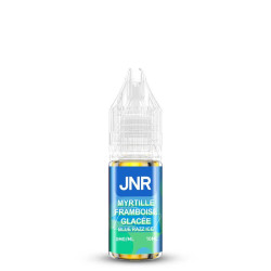 Flacon de 10 ml d'e-liquide Blue Razz Ice de la marque JNR