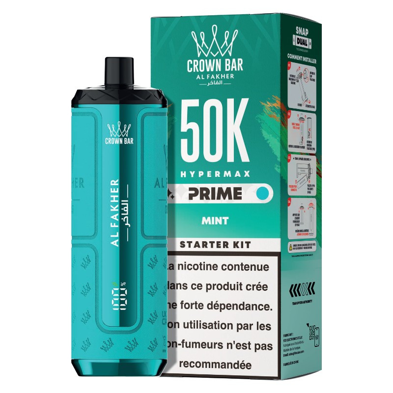 Puff Hypermax Prime 50K Crown Bar Al Fakher (5/23)