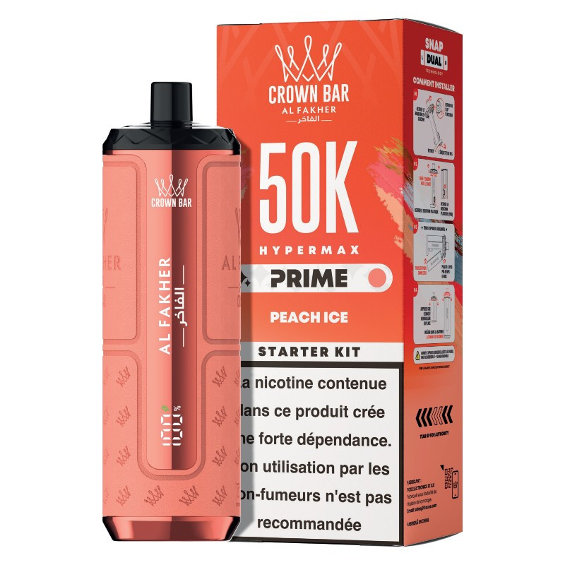 Puff Hypermax Prime 50K Crown Bar Al Fakher (8/23)