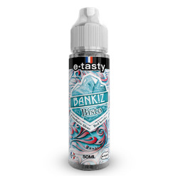 Flacon de 50 ml d'e-liquide Bisto de la gamme Bankiz